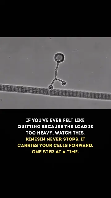 Inside your body right now, a protein is walking. It has two little legs. It car
