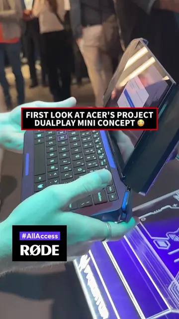 Can an 8-inch device work as both a handheld and a mini-laptop? 🎮💻 Acer just u