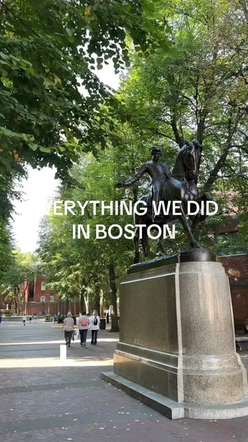This is how we spend a few days in Boston! One of our favorite trips ever 🥹 #bo