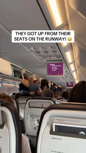 Why do people do this!? I’ve seen people eager to get up from their seat when th