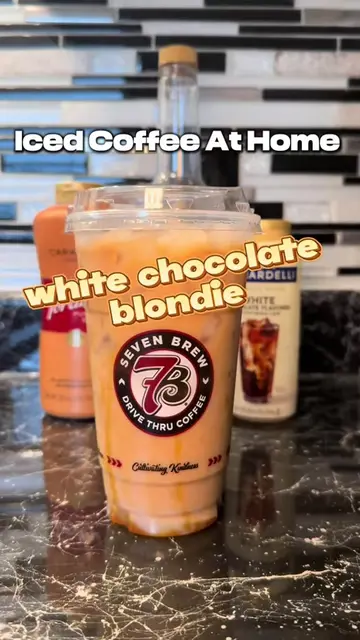 Highly Requested White Chocolate Blondie #7brewcoffee #espresso #icedcoffee #ath