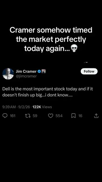 Maybe I just fullport savings into Inverse Cramer etf instead of VOO and QQ😭🙏�