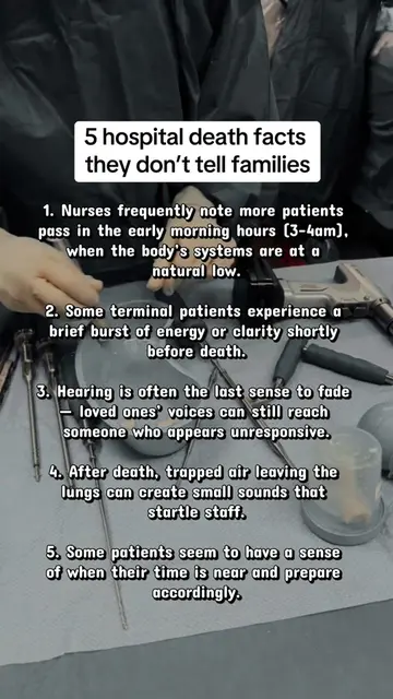 These lesser-known observations from hospital and hospice teams often surprise p