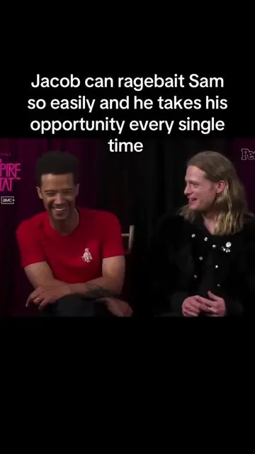 real besties right there LMAO #loustat #iwtv #samreid #jacobanderson #fyp 