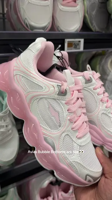 My daughter was loving the pink ones for school today! 👀😍💖✨ #avia #walmartfin