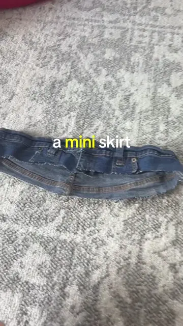 how to make a mini skirt #2000s #miniskirt