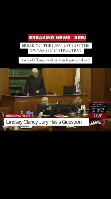🚨 BREAKING IN THE LINDSAY CLANCY TRIAL: Judge Sullivan has now given the jury t