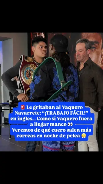 YA SE ARMO! 🗣️ Emanuel Vaquero Navarrete y O’Shaquie Foster se enfrentarán el p