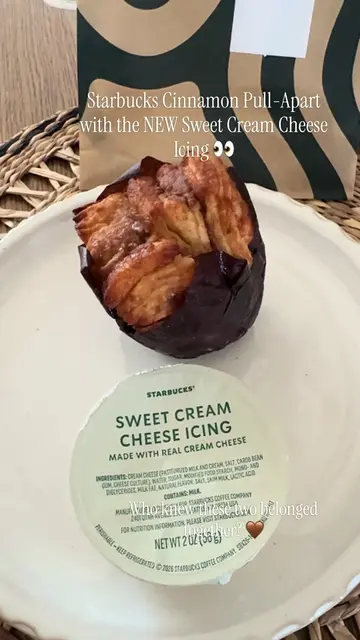 Starbucks Cinnamon Pull-Apart + the NEW Sweet Cream Cheese Icing… who knew these