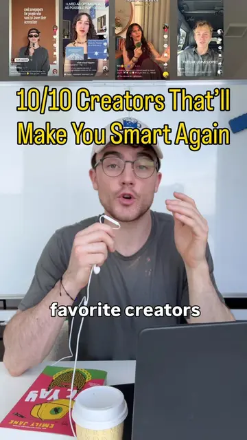 10/10 creators to make you smart again: @Alex Falcone @Daadi @Shake @Ali @DrGavi