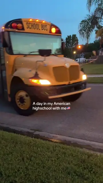 A day in my American  highschool with me🇺🇸 #highschool #Vlog #adayinmylife #ex