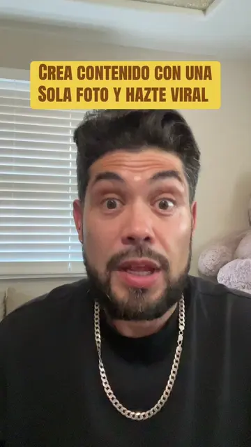 Crea contenido en 30 segundos con una sola foto y y este viral  #GabeTips #TikTo