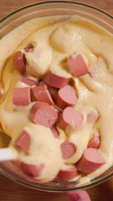 Bring the state fair straight to your kitchen with Corn Dog Pancakes! 🌽🥞🌭 Jui