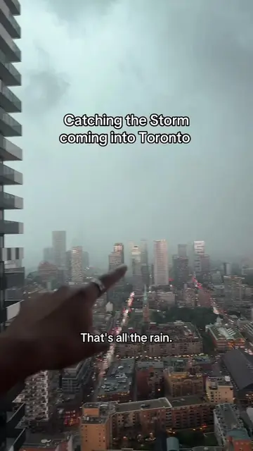 wind got crazy fast #toronto 