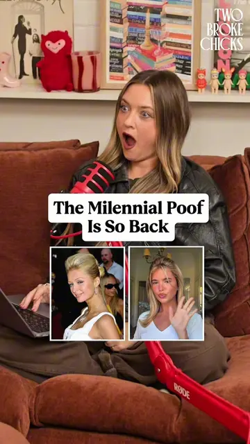 Who else is ready to bring back the millennial poof?! This iconic 2000s hairstyl