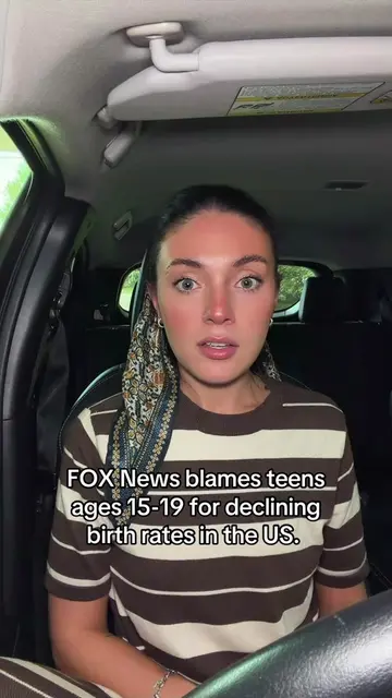 Fox News is framing declining birth rates among teenage girls ages 15–19 as part
