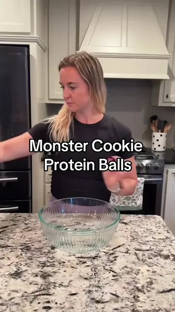 Monster Cookie Protein Balls! The snack your whole family with love. The Recipe: