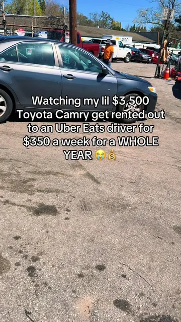 $350/week from a $3,500 Toyota Camry. That’s $1,400 every 4 weeks from ONE borin