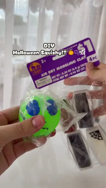 Stay tuned for part 2….see how this turns out 🤭🫧🎃👻 #viral #squishy #diysquis