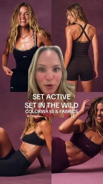 SET ACTIVE SET IN THE WILD COLORWAYS AND FABRICS !!! Coming 9.9 at 12 et!! Comme