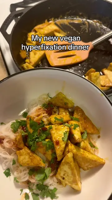 I need this everyday #tofu #easyveganrecipes #plantbased #vegantiktok #veganfood