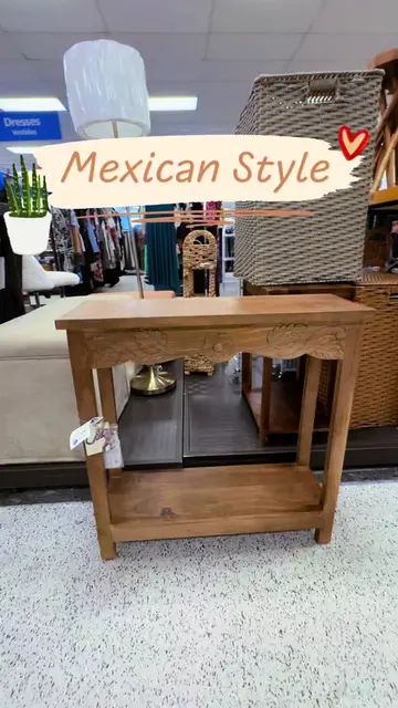 This Mexican style solid wood console now available at @Ross  #mexicanstyle #con