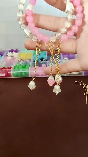 ✨ Turning simple beads into something beautiful 💎🫶 Which one would you wear? �
