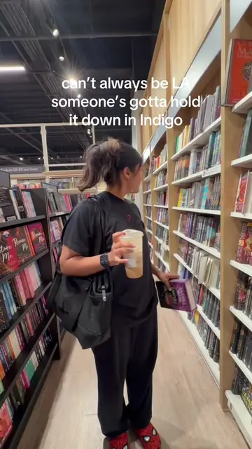 i’m always holding it down in @indigo.ca guys, dw 🫶🫰 . #bookstore #booktoker #