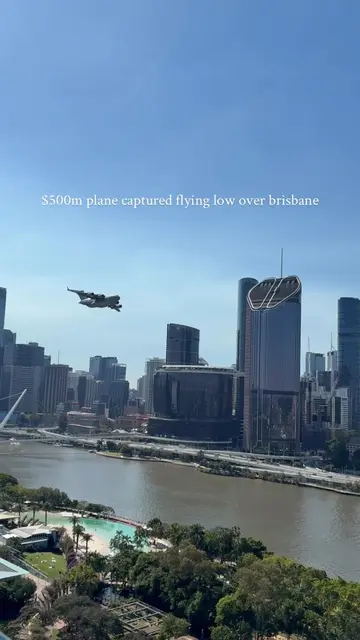 Half a billion dollars just flew past your office window ✈️  Tag @brisbane or me