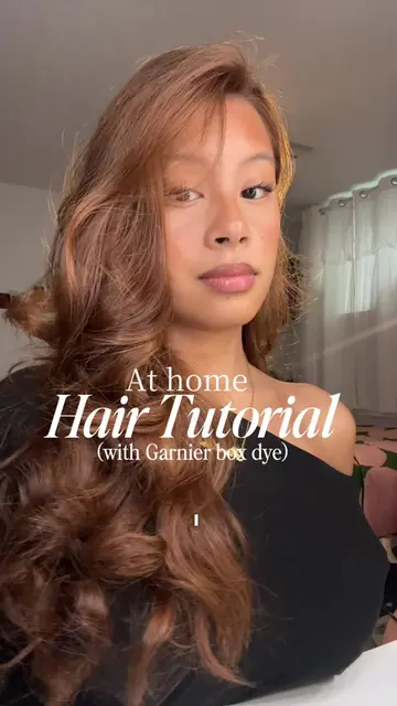 How I dye my hair at home! 🍂🎃 @GARNIER OFFICIAL Hair Color: Caramel Chocolate 