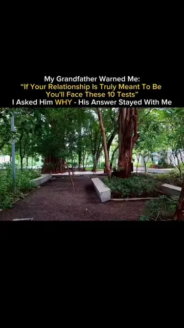 He looked at me and smiled. Then he said, “A relationship isn't tested when ever