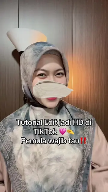 Ternyata segampang itu Edit jadi HD Pake apk TikTok langsung, selamat mencoba #t