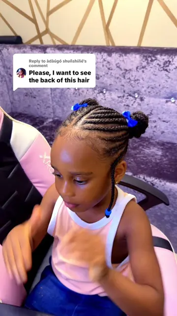 Replying to @àdàúgó shuñshíñé  Beautiful back to school hairstyle idea #kidshair