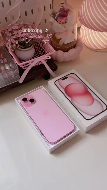 the unboxing of pink iphone 15 was surreal 💓✨  #iphone #pinkiphone #iphone15pin