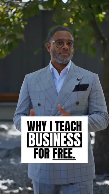 I teach for free on social media because I believe information shouldn’t be the 
