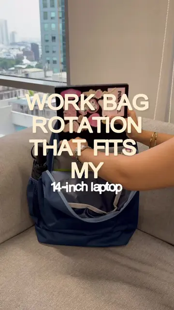 even a 15 inch one btw 😙‼️  #bagreview #workbag #bagrecommendation #shopwithme 