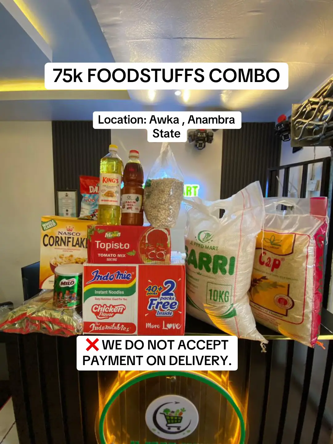 🛒 ₦75,000 FOODSTUFFS COMBO 🛒 Everything you need for your home, packed togethe