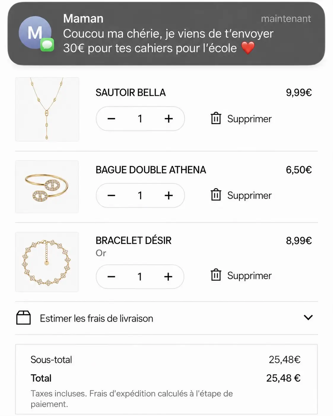 Tous nos bijoux sont à - de 10€ !🤩#bijoux #acierinoxydable