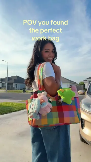 A cute bag for work just makes everything better! 💖 #teacherbag #workbag #tikto