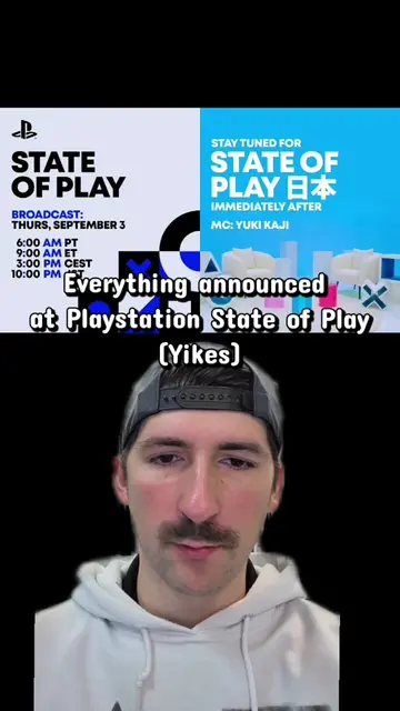 Everything announced during Playstation State of Play today (not much) #gaming #