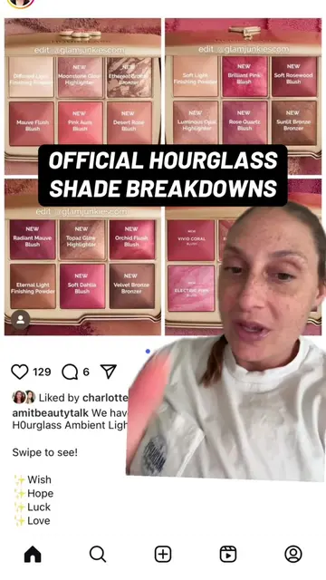 Official Hourglass Holiday Palette shade breakdowns!!! I like that most palettes