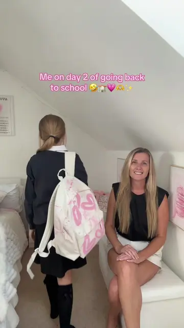 What do you mean summers over 😭💗🫶  #diva #momanddaughter #imaceleb #school #c