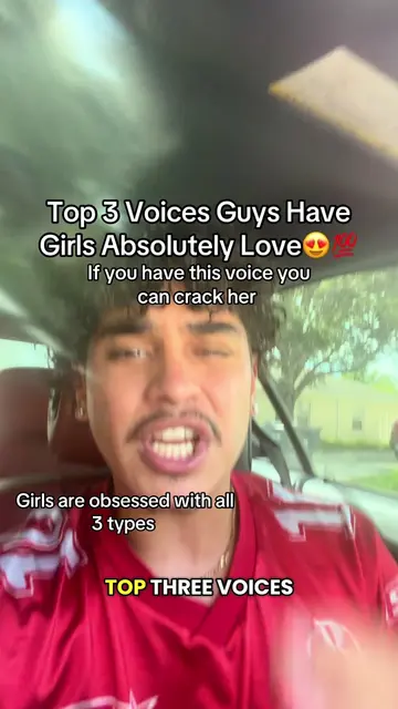 Top three voices guys have girls absolutely love top three voices guys have girl