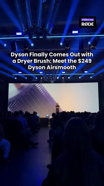 Dyson just announced its first hot air brush at Dyson Unveiled in Berlin #dyson 