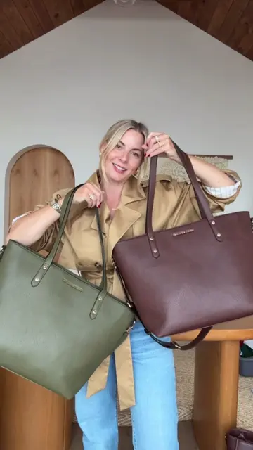 Team olive 🫒 or team espresso ☕️ #everydaybag #workbag #officebag #fallstyle 