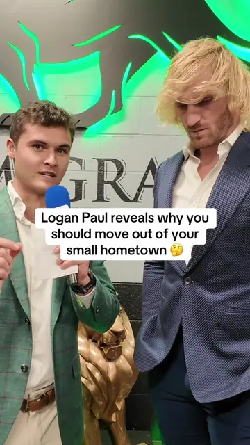 Wise words from Logan #smalltown #bigcity #moveout #loganpaul 