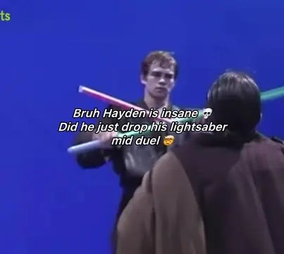 The boy is different gravy Hayden Christensen’s lightsaber combat as Anakin Skyw