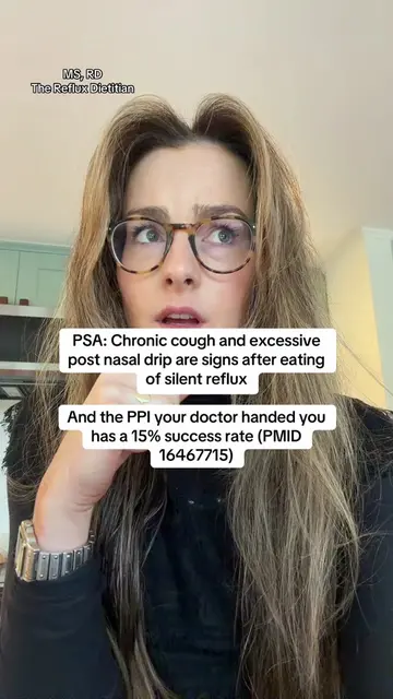 PSA: chronic cough and excessive post-nasal drip after eating are signs of silen