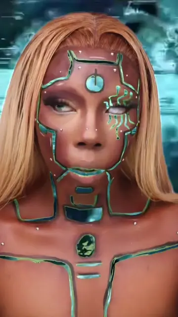 Replying to @IamArtistic result ! Glitch makeup hope you like it? #glitchmakeup 
