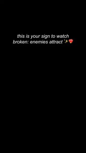 Keep an eye out tomorrow for Broken: Enemies Attract 👀🎬 This is one you don’t 